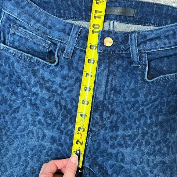 Joe’s Jeans Milla High-Rise Leopard Print Straight Ankle Jeans Size 27 - Picture 7 of 11